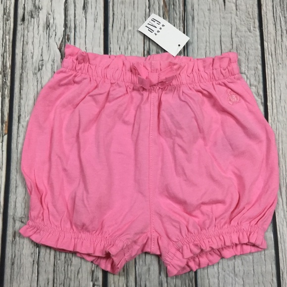 Gap Girls 0 3 6 12 18 Months Rainbow & Pink Shorts Outfit. NWT - Picture 3 of 5